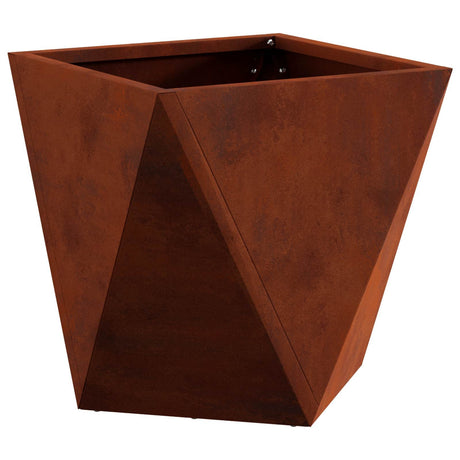 Vidaxl plantenbak roestig 30 x 30 x 30 cm cortenstaal