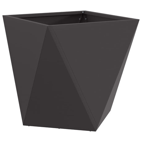 Vidaxl plantenbak zwart 40 x 40 x 40 cm staal