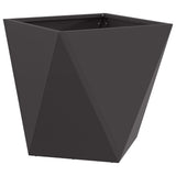Vidaxl plantenbak zwart 50 x 50 x 50 cm staal