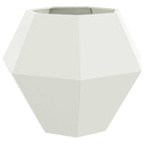 Vidaxl plantenbak wit 100 x 100 x 80 cm staal