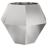 Vidaxl plantenbak zilver 100 x 100 x 80 cm roestvrij staal