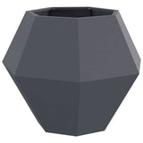 Vidaxl plantenbak antraciet 75 x 75 x 60 cm staal