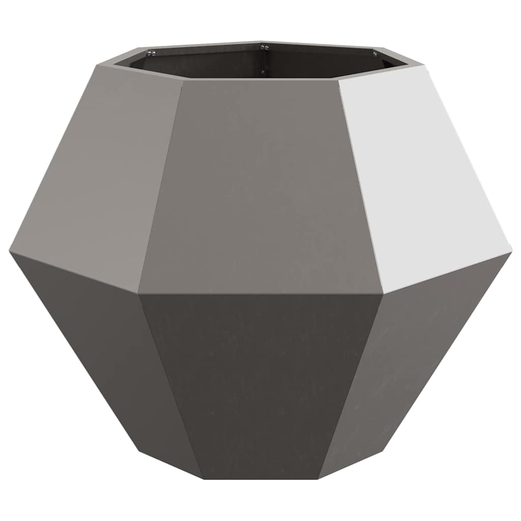Vidaxl plantenbak roestig 75 x 75 x 60 cm cortenstaal
