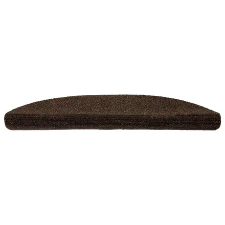Vidaxl trapmatten zelfklevend 30 stuks 56x17x3 cm bruin halfrond