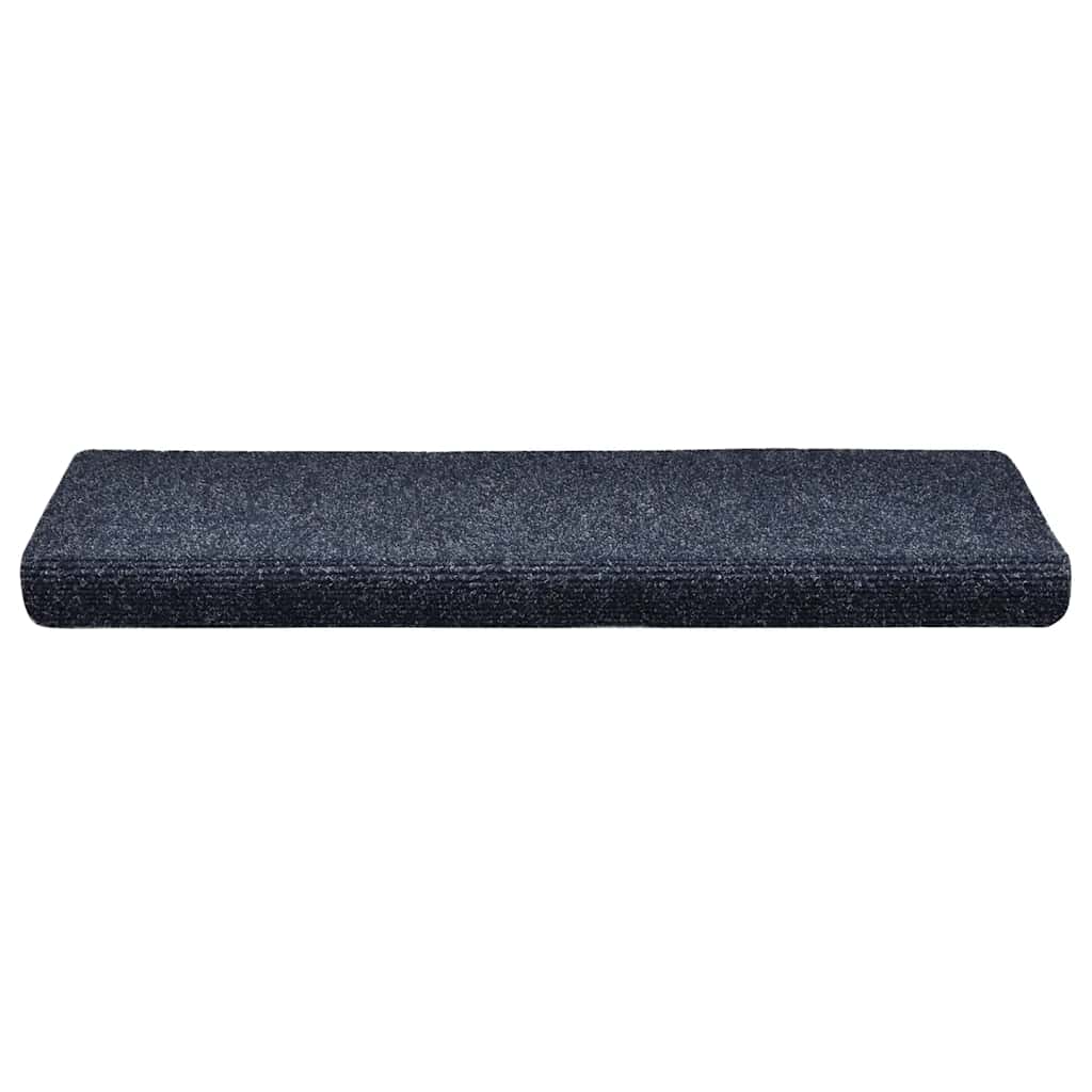 Vidaxl trapmatten zelfklevend 30 stuks 65x21x4 cm blauw rechthoekige rand