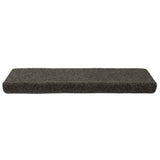Vidaxl trapmatten zelfklevend 30 stuks 65x21x4 cm antraciet rechthoekige rand