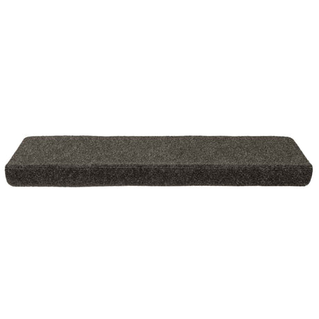 Vidaxl trapmatten zelfklevend 30 stuks 65x21x4 cm antraciet rechthoekige rand