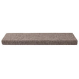Vidaxl trapmatten zelfklevend 30 stuks 65x21x4 cm beige rechthoekige rand