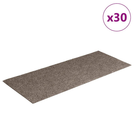 Vidaxl trapmatten zelfklevend 30 stuks 60x25 cm beige rechthoekig