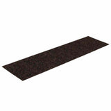 Vidaxl trapmatten zelfklevend 30 stuks 76x20 cm donkerbruin rechthoekig
