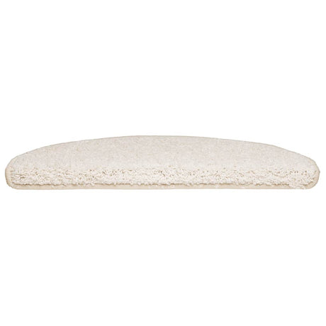 Vidaxl trapmatten 30 stuks 65x21x4 cm wit halfrond groot