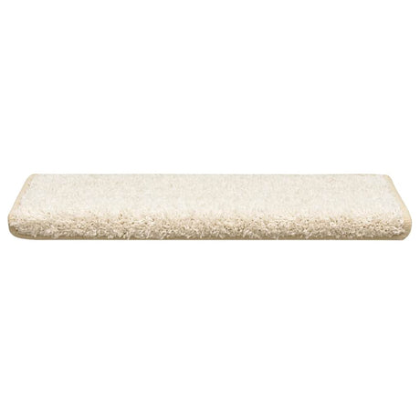 Vidaxl trapmatten 30 st 65x21x4 cm wit rechthoekige rand