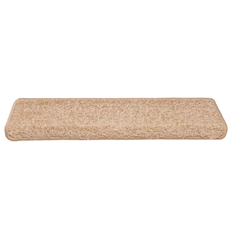 Vidaxl trapmatten 30 st 65x21x4 cm goud rechthoekige rand