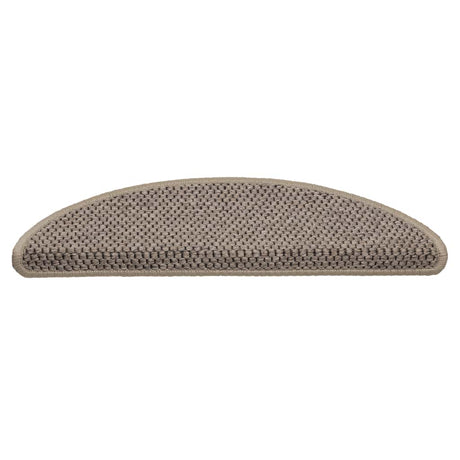 Vidaxl trapmatten zelfklevend sisal-look 30 st 56x17x3 cm donkerbeige