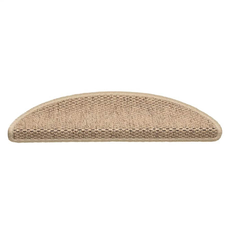 Vidaxl trapmatten zelfklevend sisal-look 30 st 56x17x3 cm zand