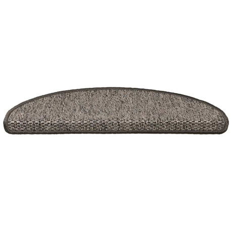 Vidaxl trapmatten zelfklevend sisal-look 30 st 65x21x4 cm grijs-beige