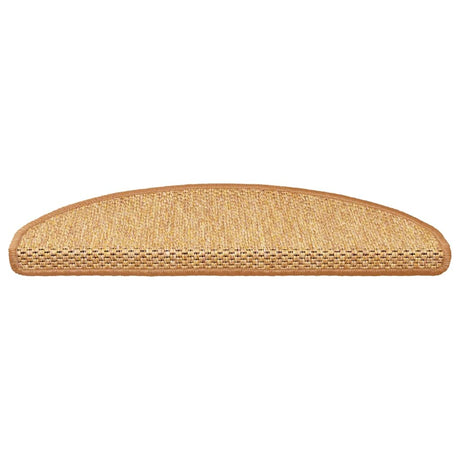 Vidaxl trapmatten zelfklevend sisal-look 30 st 65x21x4 cm sisal