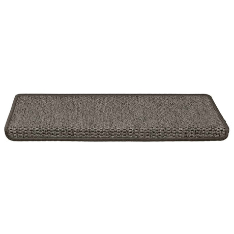 Vidaxl trapmatten zelfklevend sisal-look 30 st 65x21x4 cm grijs beige
