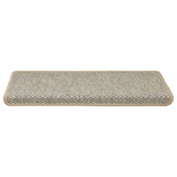 Vidaxl trapmatten zelfklevend sisal-look 30 st 65x21x4 cm groen