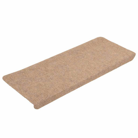 Vidaxl trapmatten zelfklevend 30 st 65x24,5x3,5 cm beige