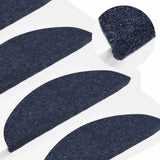 Vidaxl trapmatten zelfklevend 30 st 56x17x3 cm blauw