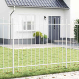 Vidaxl tuinhek 3 pcs wit 170 x 165 cm gepoedercoat staal