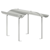 Vidaxl schoorsteenkap zilver 59,5 x 50 x 36,5 cm roestvrij staal