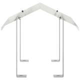 Vidaxl rookkap zilver 40 x 40 x 37,5 cm roestvrij staal