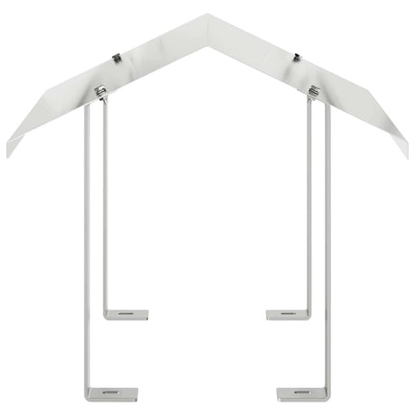 Vidaxl rookkap zilver 40 x 40 x 37,5 cm roestvrij staal