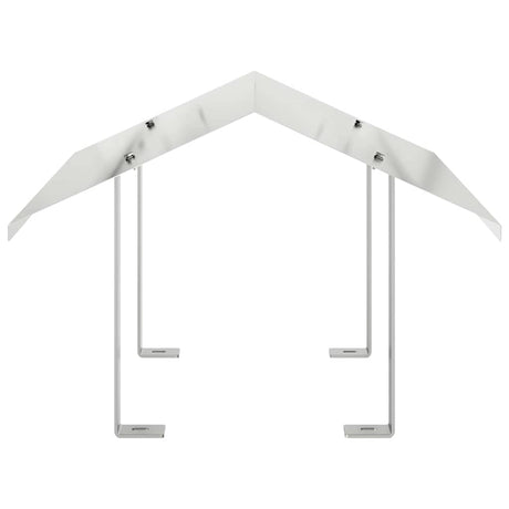 Vidaxl rookkap zilver 50 x 50 x 37 cm roestvrij staal