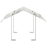 Vidaxl rookkap zilver 50 x 60 x 37 cm roestvrij staal