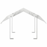 Vidaxl rookkap zilver 60 x 60 x 38 cm roestvrij staal
