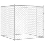 Vidaxl hondenbench zilver 200 x 200 x 200 cm gegalvaniseerd staal