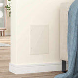 Vidaxl toegangs-panelen 2 pcs wit 15 x 23 cm abs kunststof