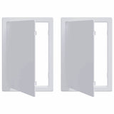 Vidaxl toegangs-panelen 2 pcs wit 15 x 23 cm abs kunststof