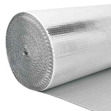 Vidaxl radiatorfolie zilver 30 x 0.6 m polyetheen