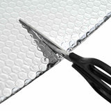 Vidaxl radiatorfolie zilver 30 x 0.6 m polyetheen