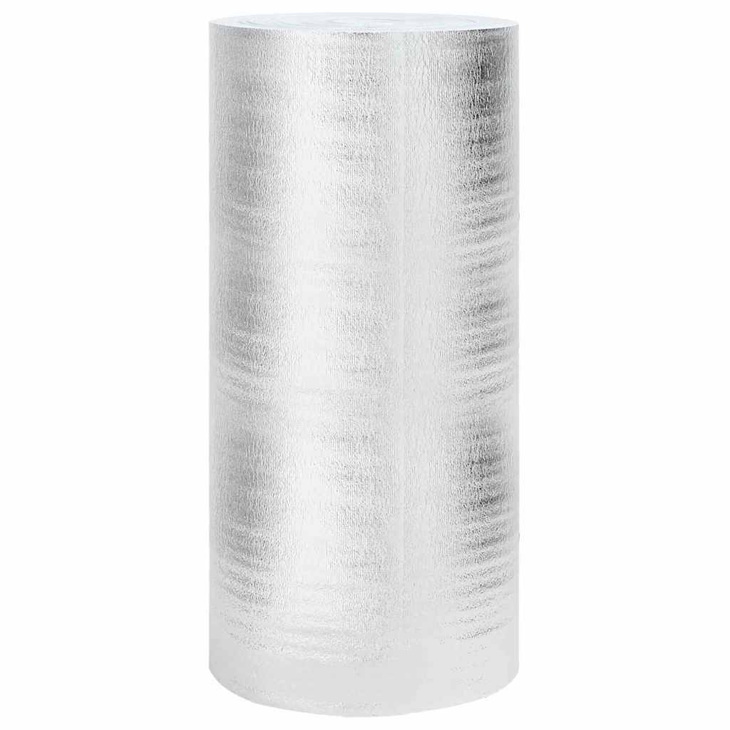 Vidaxl radiatorfolie zilver 50 x 1 m polyetheen