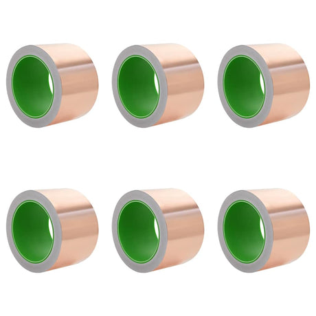 Vidaxl kopertape 6 pcs koper 2000 x 7 cm koper