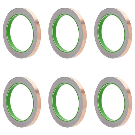 Vidaxl kopertape 6 pcs koper 2000 x 1 cm koper