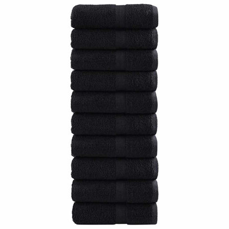 Vidaxl gastendoek solund 50 pcs zwart 30 x 30 cm 550 gsm