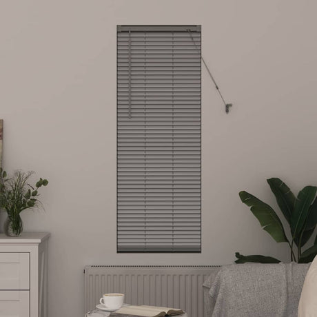 Vidaxl venetiaanse jaloezieën zilver 130 x 50 cm aluminium