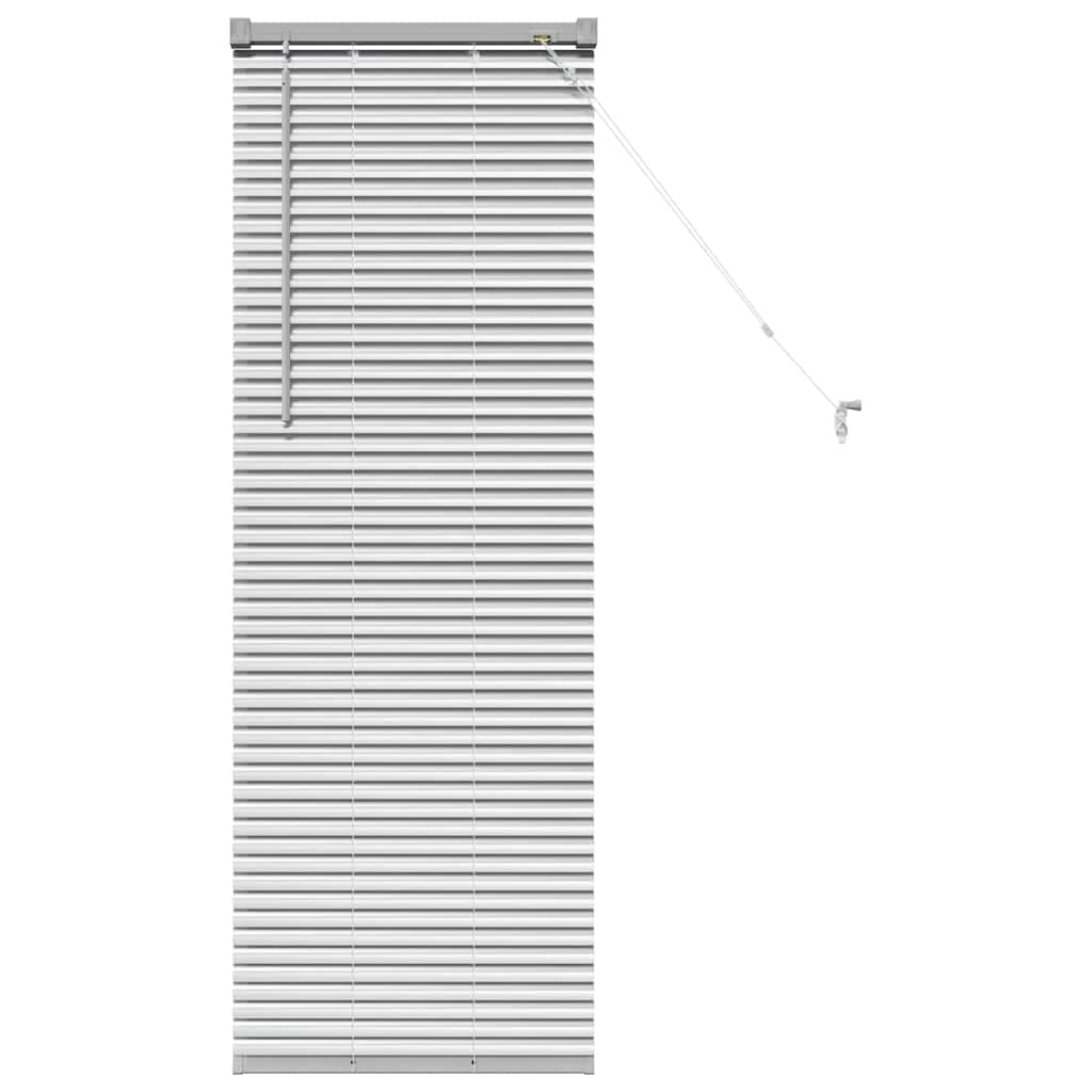 Vidaxl venetiaanse jaloezieën zilver 130 x 50 cm aluminium