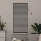 Vidaxl venetiaanse jaloezieën zilver 130 x 65 cm aluminium