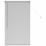 Vidaxl venetiaanse jaloezieën zilver 130 x 75 cm aluminium