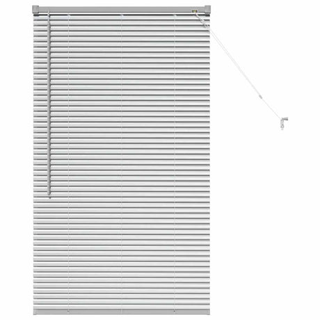 Vidaxl venetiaanse jaloezieën zilver 130 x 80 cm aluminium