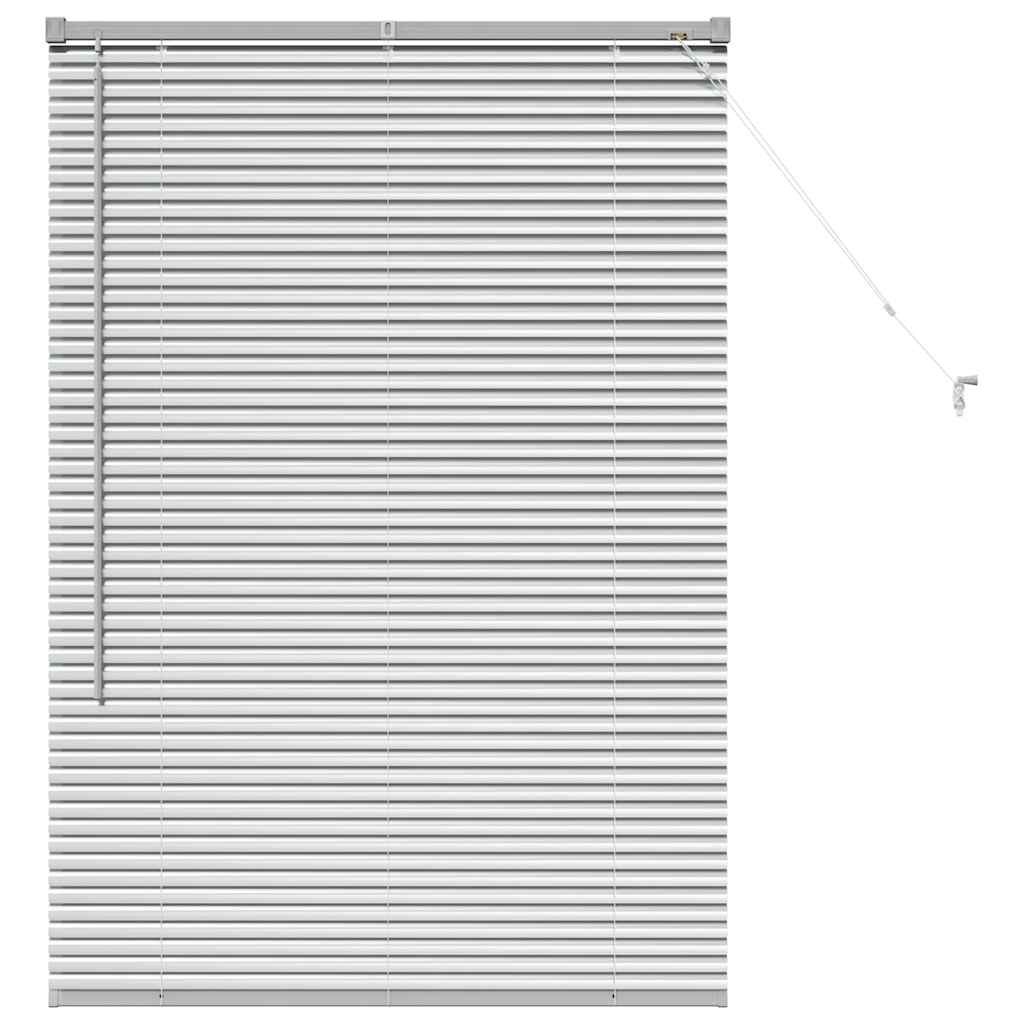Vidaxl venetiaanse jaloezieën zilver 130 x 95 cm aluminium