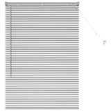 Vidaxl venetiaanse jaloezieën zilver 130 x 95 cm aluminium