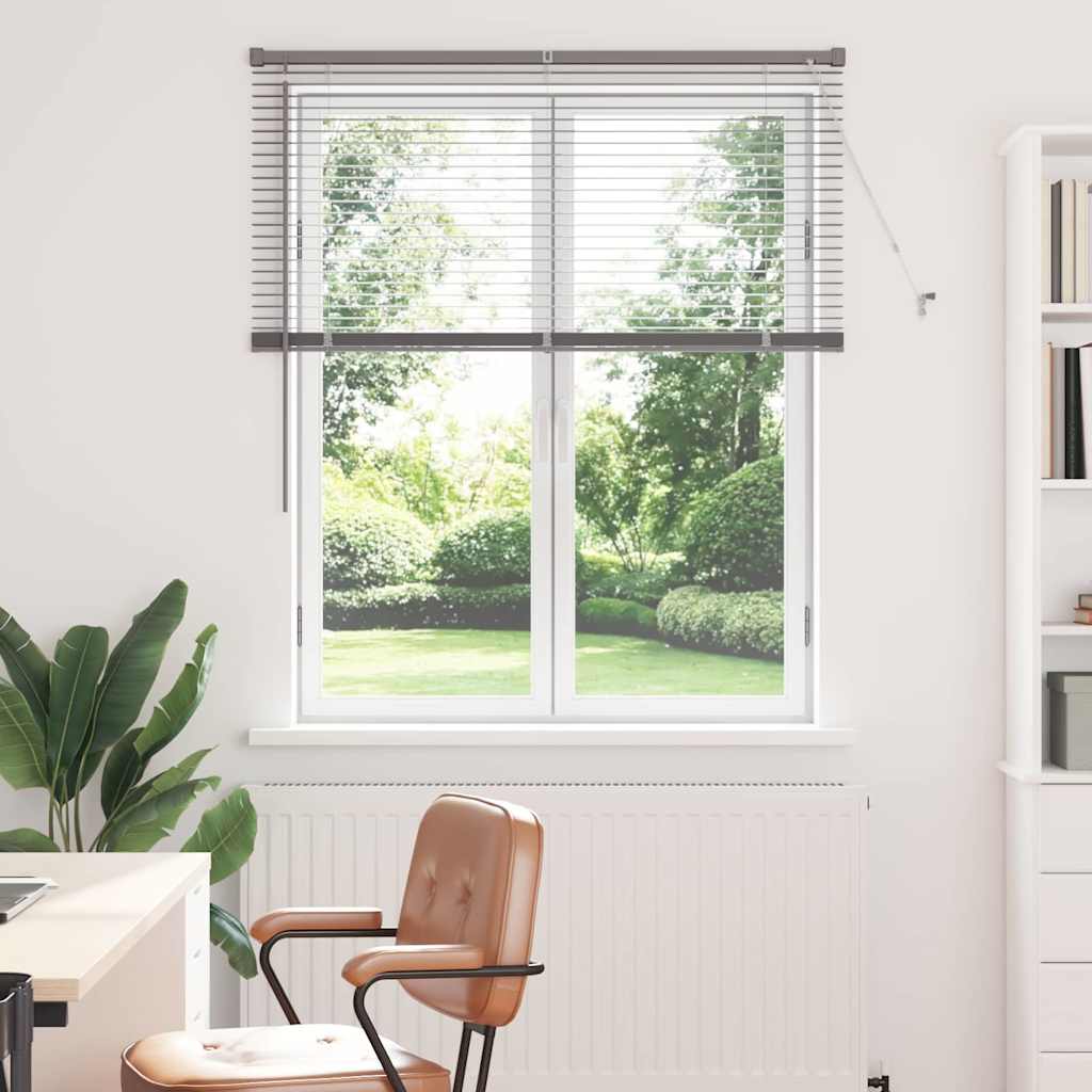 Vidaxl venetiaanse jaloezieën zilver 130 x 115 cm aluminium