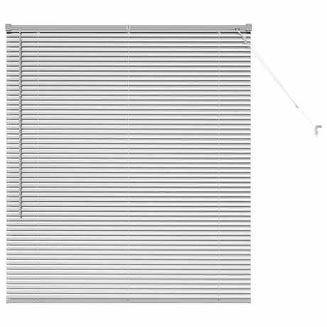 Vidaxl venetiaanse jaloezieën zilver 130 x 120 cm aluminium